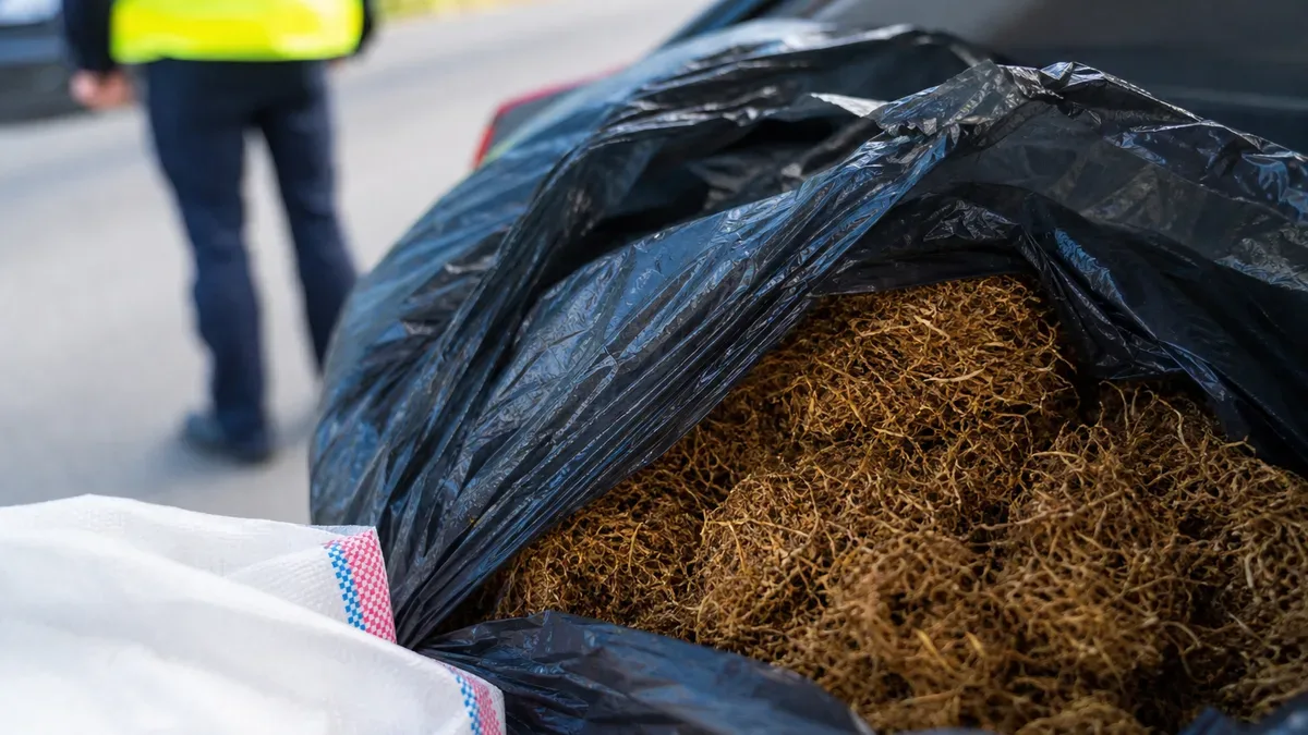 Ponad 12 kilogramów tytoniu w Ostrowcu. 33-latek stanie przed sądem