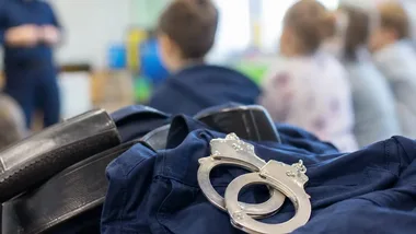 Wtargnięcie napastnika do szkoły było tematem szkolenia w Bodzechowie