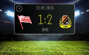 [PIŁKA NOŻNA] Cracovia II – KSZO Ostrowiec 1:2 w Betclic 3. Lidze, Grupie 4 (Grupa IV) – Belych dał wygraną gościom