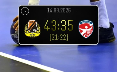 [PIŁKA RĘCZNA] KSZO Ostrowiec Świętokrzyski – SMS ZPRP II Kielce 43:35 – I Liga Mężczyzn (Grupa D), kolejka 20