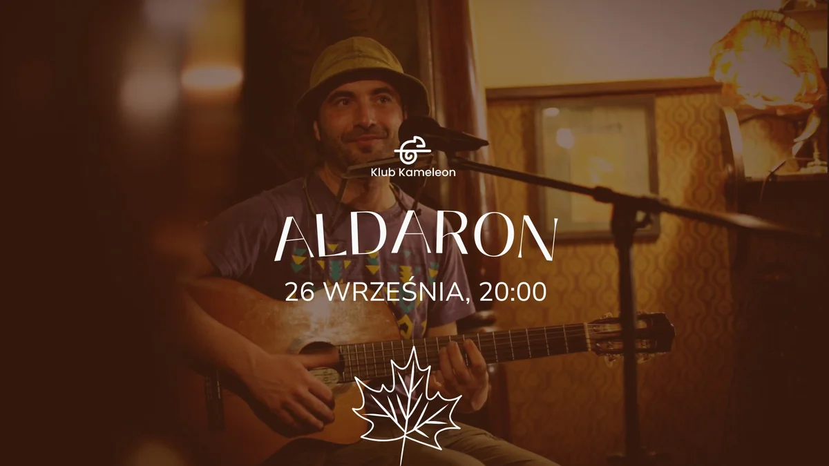 Grafika promocyjna wydarzenia Koncert Aldarona w Ostrowcu Świętokrzyskim