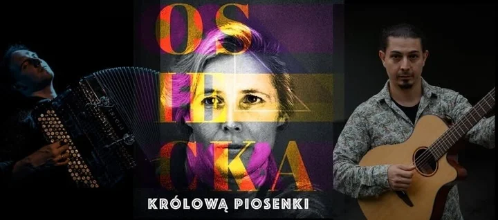 Grafika promocyjna wydarzenia Osiecka Królową Piosenki — koncert w Kameleon Klub, Ostrowiec Św.