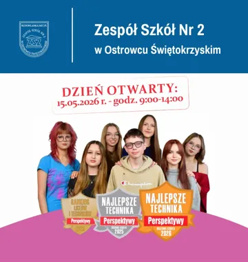 Grafika promocyjna wydarzenia Dzień Otwarty w Ostrowcu Świętokrzyskim