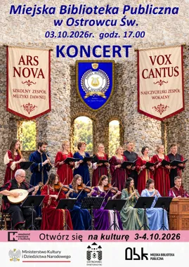 Grafika promocyjna wydarzenia Koncert Ars Nova i Vox Cantus
