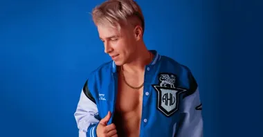 Grafika promocyjna wydarzenia SKOLIM w Ostrowcu Świętokrzyskim — Konrad Skolimowski w Kinie Etiuda