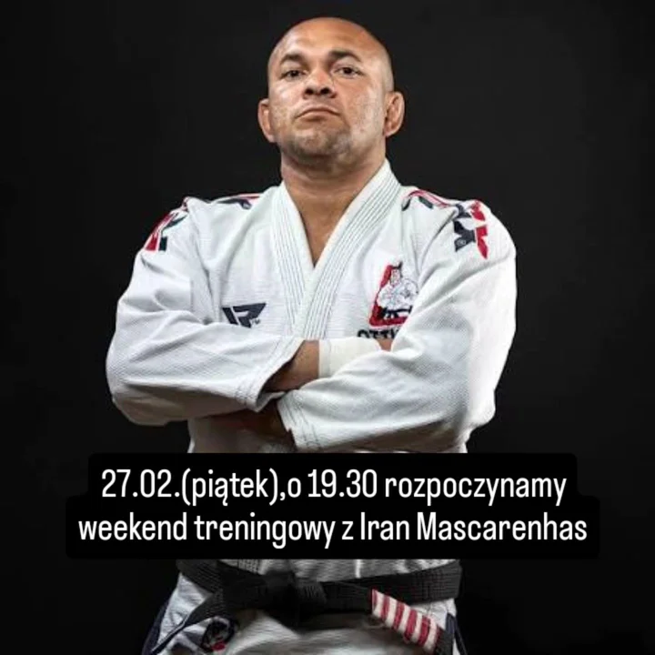 Grafika promocyjna wydarzenia Weekend Z Brazylijskim Jiu-jitsu — Iran Mascarenhas w Ostrowcu