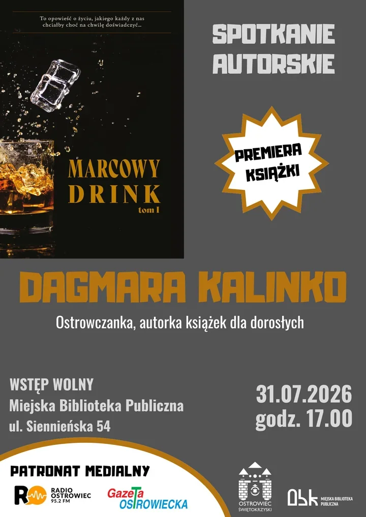 Ostrowczanka debiutuje z nową powieścią. Spotkanie w bibliotece