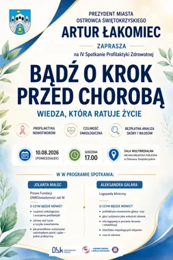 W Ostrowcu Świętokrzyskim zdrowie zaczyna się od czujności