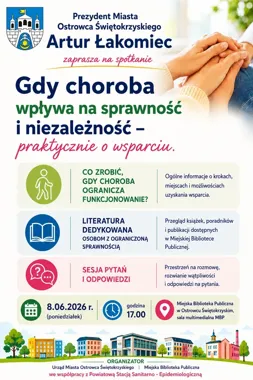 Choroba nie musi izolować - w bibliotece padną konkretne odpowiedzi