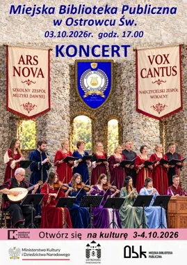 Dawne brzmienia zabrzmią w Ostrowcu - Ars Nova i Vox Cantus na scenie