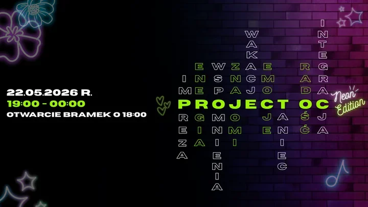 Neonowa noc wraca do Hali MOSiR. Ostrowiec szykuje się na PROJECT OC