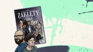 Grafika promocyjna wydarzenia Spotkanie autorskie o komiksie „Zaklęty 1863” w Ostrowcu
