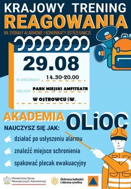 Alarmy, plecak i schronienie. Tak będzie wyglądał trening w Ostrowcu