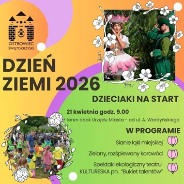 Łąka miejska i ekologiczny spektakl w Parku Miejskim z myślą o najmłodszych