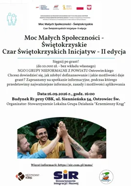 Grant do 10 tysięcy złotych bez wkładu własnego. Spotkanie w Ostrowcu