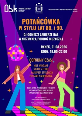 Potańcówka na Rynku przed przebudową. Hity lat 80. i 90. wracają