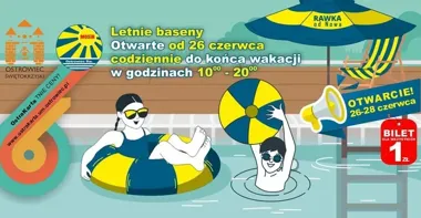 Letnie baseny ruszają. Na start wakacji bilet kosztuje złotówkę