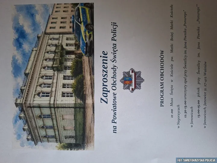 Policja zaprasza na obchody w powiecie ostrowieckim. Będzie niebieski piknik