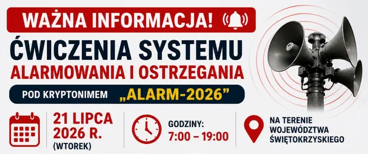Syreny zabrzmią w Ostrowcu. To będą ćwiczenia, nie realne zagrożenie