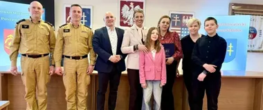 Dwoje 11-latków zauważyło pożar i zareagowało bez wahania